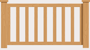 Wooden fence panel with vertical slats, ideal for outdoor decor and privacy.